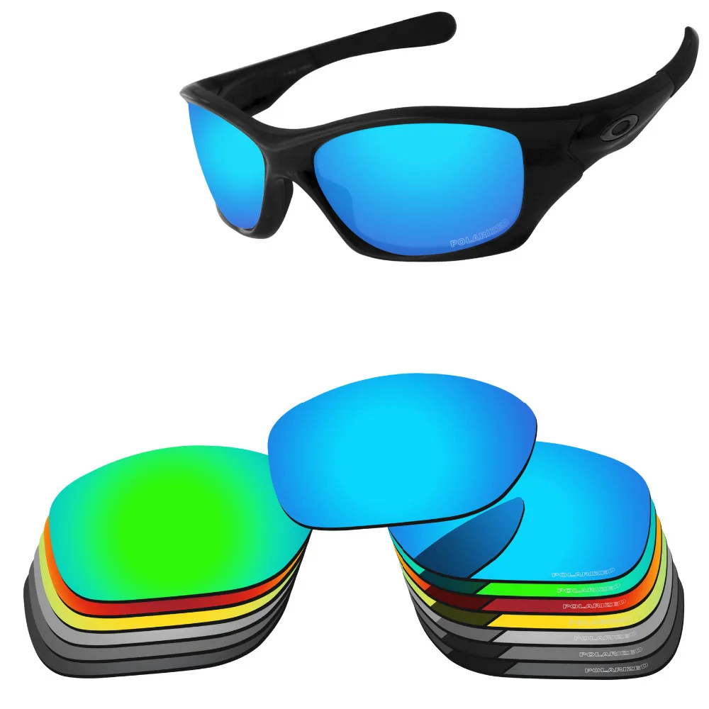 

Bsymbo Polycarbonate POLARIZED Replacement ETCH Lenses For-Oakley Pit Bull Sunglasses - Multiple Options