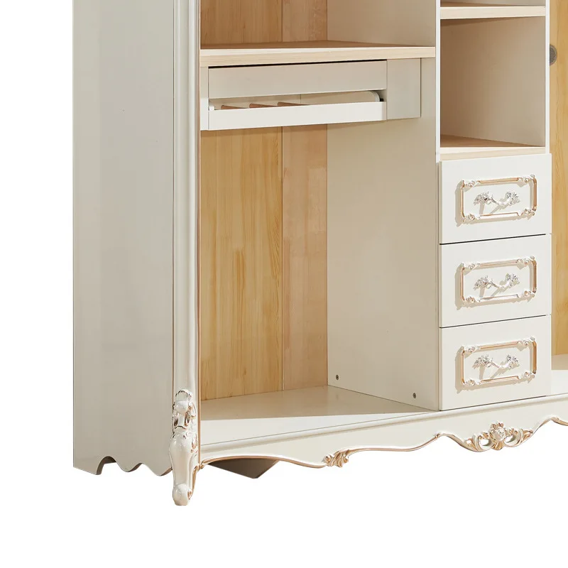 The European Style Wardrobe Five Door Furniture Wardrobe