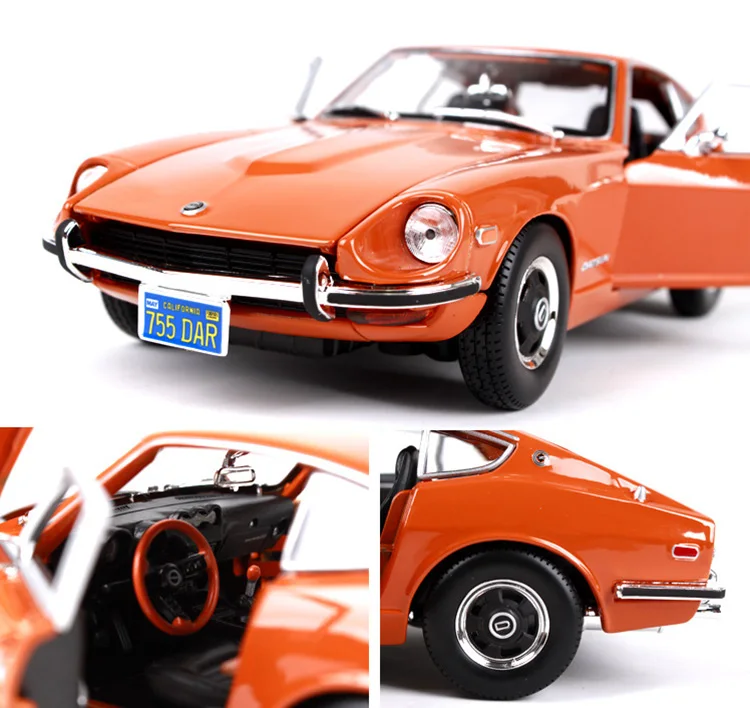 1:18 LE Datsun 240Z моделирование модели игрушечный автомобиль сплава задерживаете детские игрушки подлинное коллекция подарок внедорожных