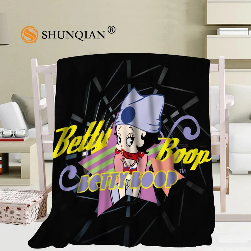 Изготовленное на заказ одеяло betty boop Фланелевое Falafel Fabric56x80inch 50X60 дюймов 40X50 дюймов диван-кровать пледы одеяло детское теплое одеяло для взрослых - Цвет: Blanket