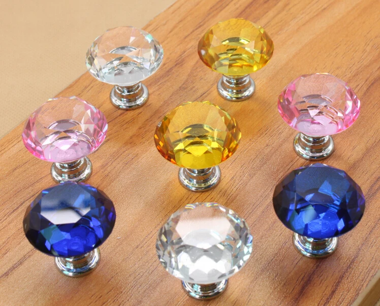 

Hot Selling Crystal Furniture Handles and Knobs Crystal Drawer Pulls Furniture Hardware Fittings