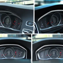 Внутренний счётчик пробега и пуговицы в полоску Отделка 1 шт. для Volvo XC60 2009 2010 2011 2012 2013
