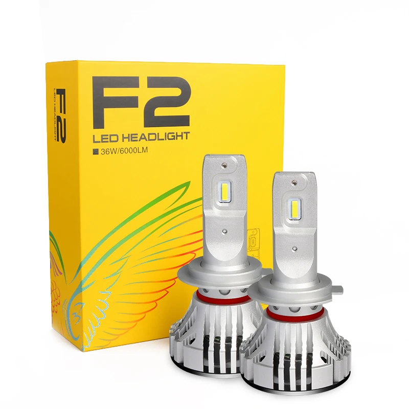 

Xenplus Car Headlamp Mini h7 LED bulb H4 h8 h9 hb3 hb4 h13 h1 h3 880 9005 Headlight F2 12000lm 12V 72W Cree chip Automobiles