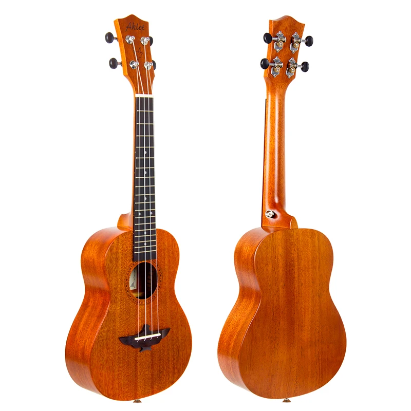 Aklot Solid Mahogany Tenor Гавайские гитары укулеле стартовый набор сопрано концертный Ukelele Uke Гавайские гитары 23 дюймов 12 Лада 1:18 медный тюнер