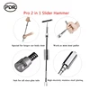 PDR Tools Reverse Hammer Paintless Dent Repair Tool Set Dent Puller Slide Hammer Glue Tabs Suction Cup for Dent Remove ► Photo 3/6