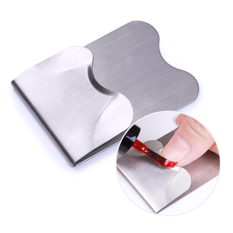 

1 Pc Nail Art Stainless Steel Easy French Line Edge Guide Trimmer French Nail Manicure Styling Tool