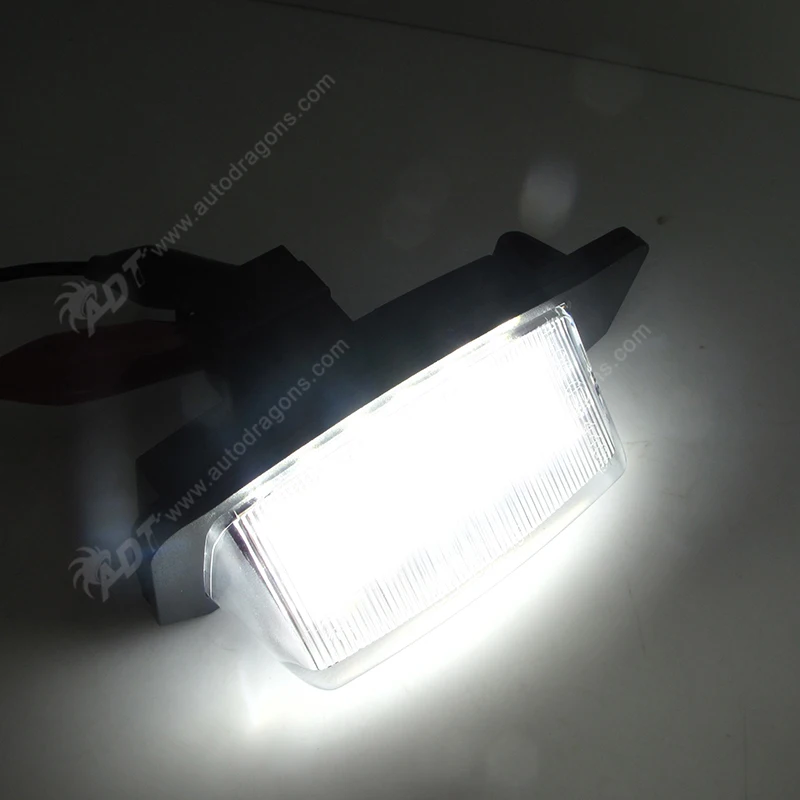 

White License plate 2825 LED light bulb for Mitsubishi Lancer OUTLANDER 11/2006-8/2009 2Pcs