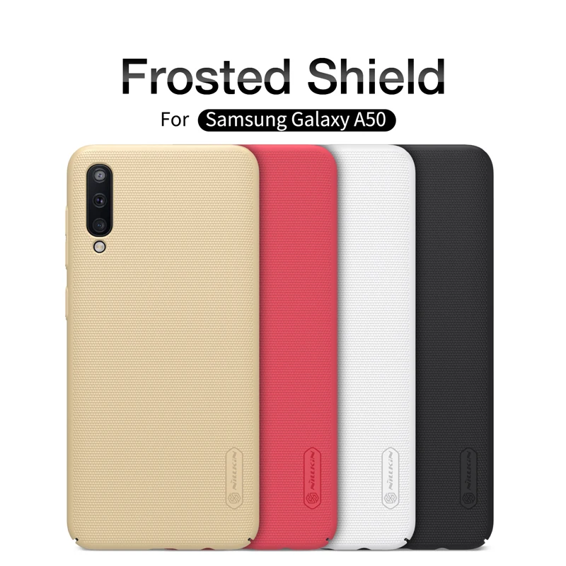 Чехол для Galaxy A70/A50/A40/A30/A10/M30/M20/M10 Nillkin Super Frosted Shield Твердый чехол на заднюю панель Противоскользящий чехол