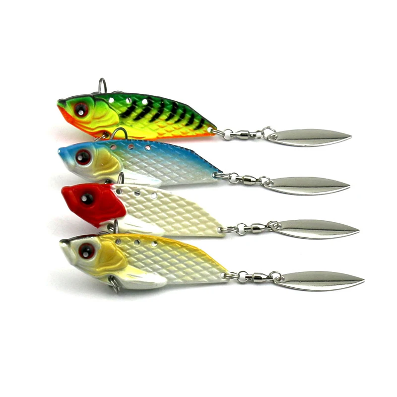 Hot Sale Metal Sequins VIB Bait 6cm Shock Fibrillation Swimming