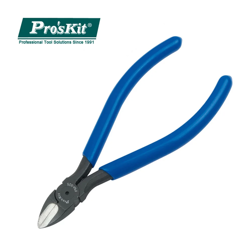

Pro'sKit PM-925 5" Tungsten Steel Diagonal Cutting Pliers Cutting Cable Cutter Diagonal Pliers Super Hard Wire Cutters Hand Tool
