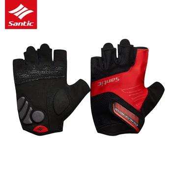 

Santic Bicycle Road Race Gloves Men Women Sports Half Finger MTB Mountain Cycling Gloves Summer Bicycle Gloves Ciclismo