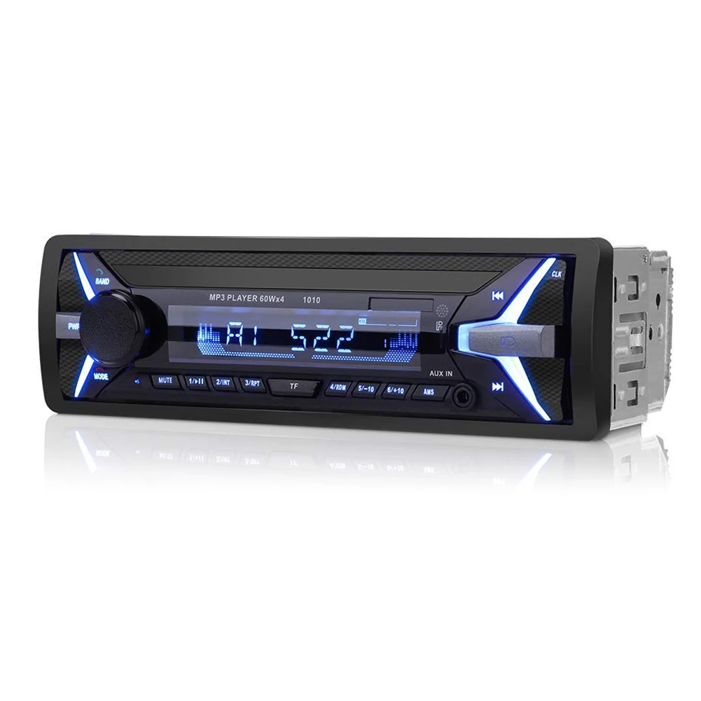 

12V LCD Display Vehicle Hi-Fi Auto Bluetooth USB AUX Adapter Multifunctional Remote Control Stereo FM Radio Car Player MP3