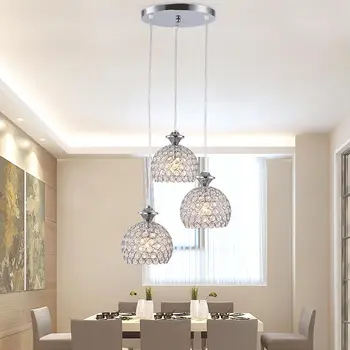 

New Modern Dining Room Kitchen Restautant Pendant Lighting Novelty Resin Bird Glass Lampshade White Iron Decor Lamp E27 110-220V