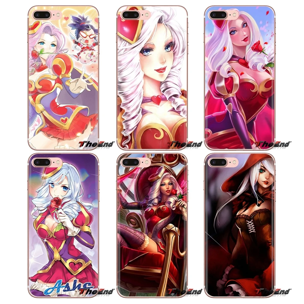 Прозрачные мягкие чехлы для Samsung Galaxy A3 A5 A7 A9 A8 Star A6 Plus 2018 2015 2016 2017 League of Legends Heartseeker Ashe