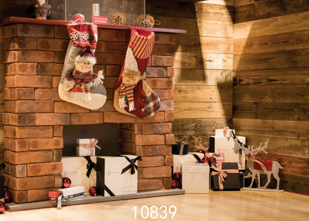 

SHENGYONGBAO Art Cloth Custom Photography Backdrops Prop Christmas day Theme Photography Background 10839