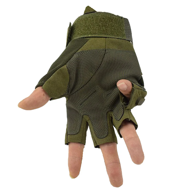 Tactical Fingerless Gloves Military Army Shooting Paintball Airsoft Bicycle Motorcycle Combat Gloves Outdoor Sport Armed Mittens