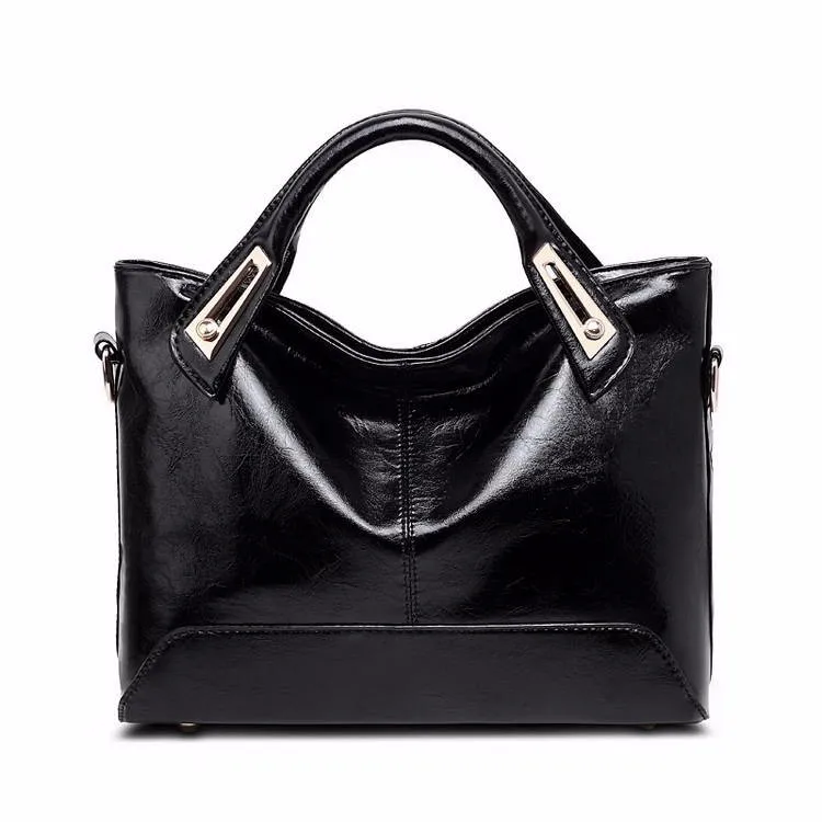 Oil Wax Leather Handbag