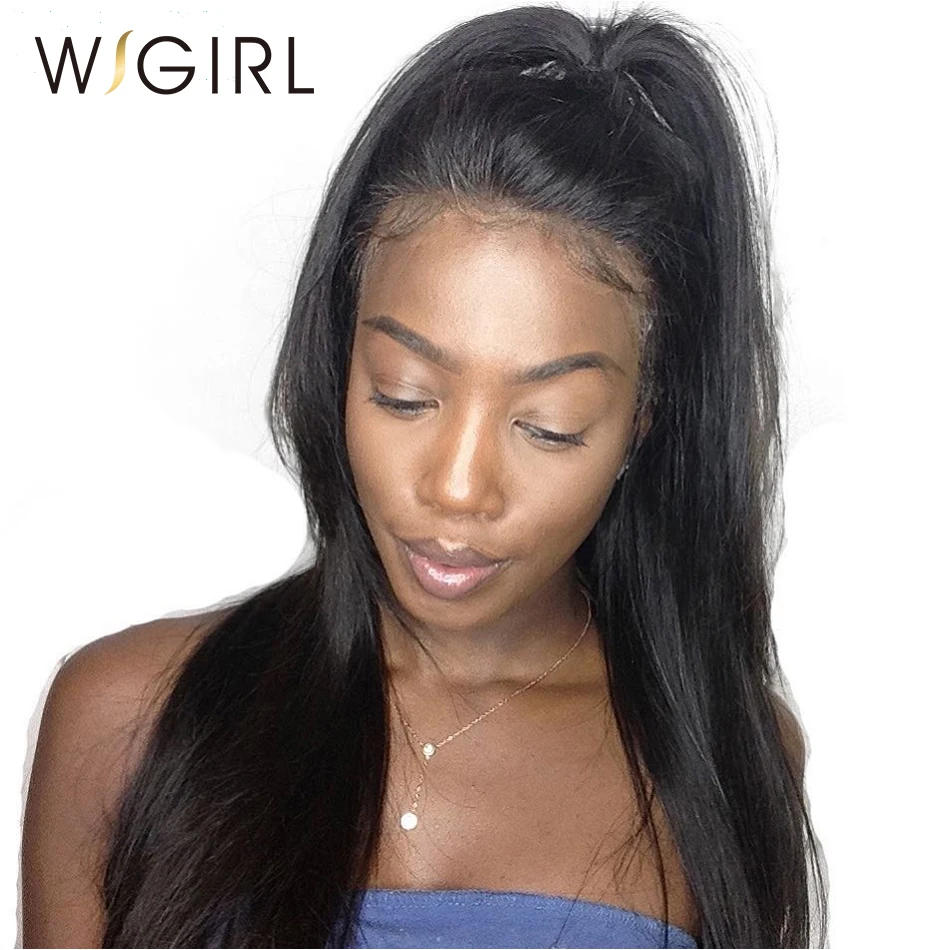 

Wigirl Hair Lace Front Human Hair Wigs Brazilian Straight Lace Front Wigs For Women Pre Plucked with Baby Hair Lace Wig