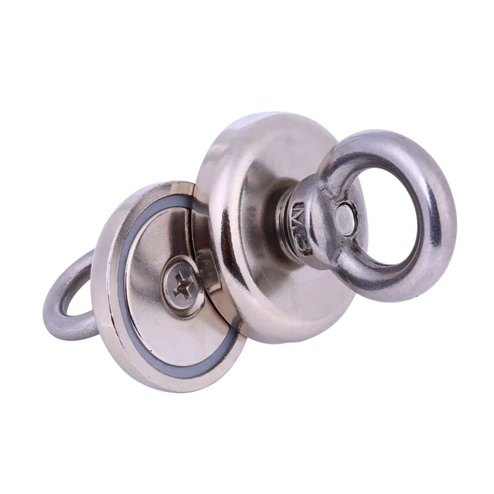 

Neodymium Searching Magnet Pots with an Eyebolt Recovery Fishing Magnet Fixture Antenna Magnetic Mounting Bases