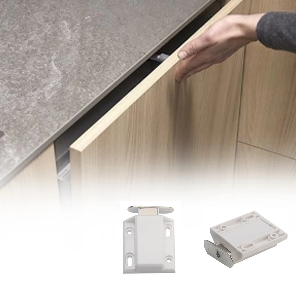 

New Arrival Cabinet Catches Invisibility Push To Open Magnetic Door Drawer Cabinet Catch Latch Cupboard Door Accessory