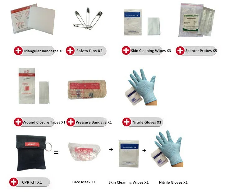 Мини-аптечки, аптечка, медицинский травматологический набор, автомобильные комплекты для чрезвычайных ситуаций, спасательное оборудование, спасательный набор, военный