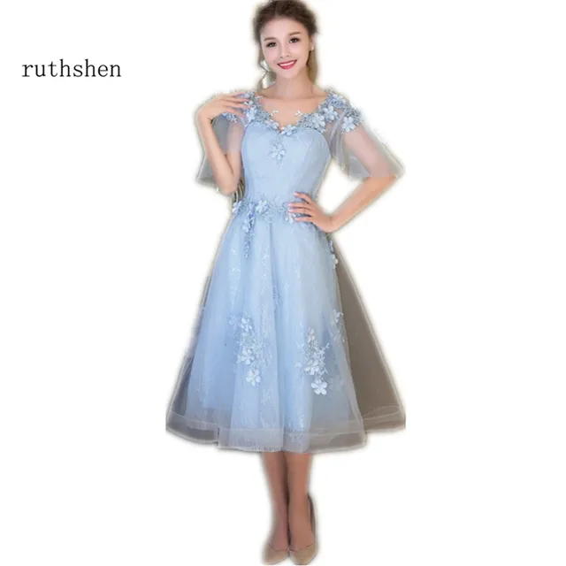 Inexpensive Formal Dresses Tea Length