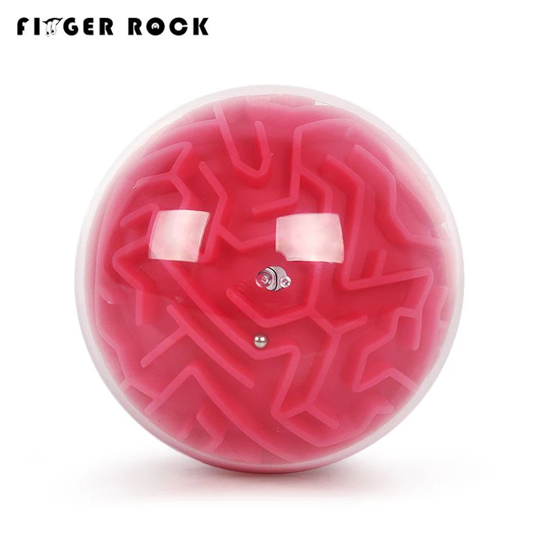 Палец рок интеллект 3D лабиринт мяч игрушки лабиринт головоломка игра Дети раннего образовательный мозговой тизер головоломки лабиринт мяч трек игрушка