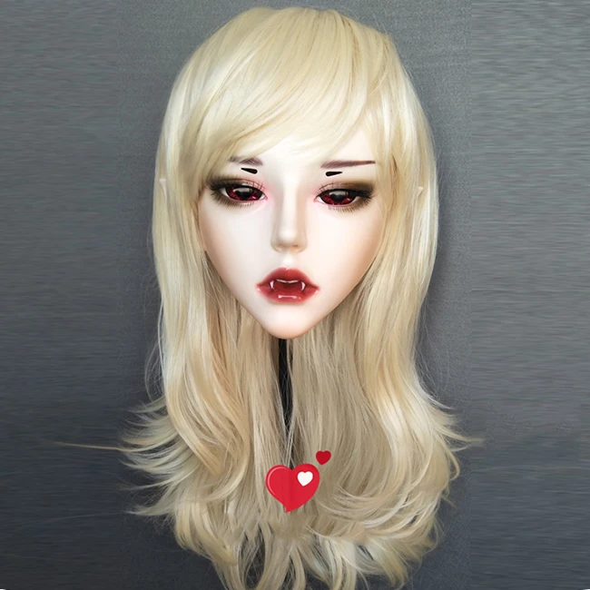 Evil-03) гурглева Смола половина головы кигуруми BJD маска косплей японского аниме ролевая маска Лолиты кукла кроссдресс