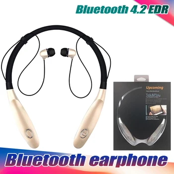 

30PCS/Lot Sport Bluetooth Earphone 900 Portable Headphones 900X Wireless Earbuds Hand Free With Mic V4.2 For Smartphone Free DHL