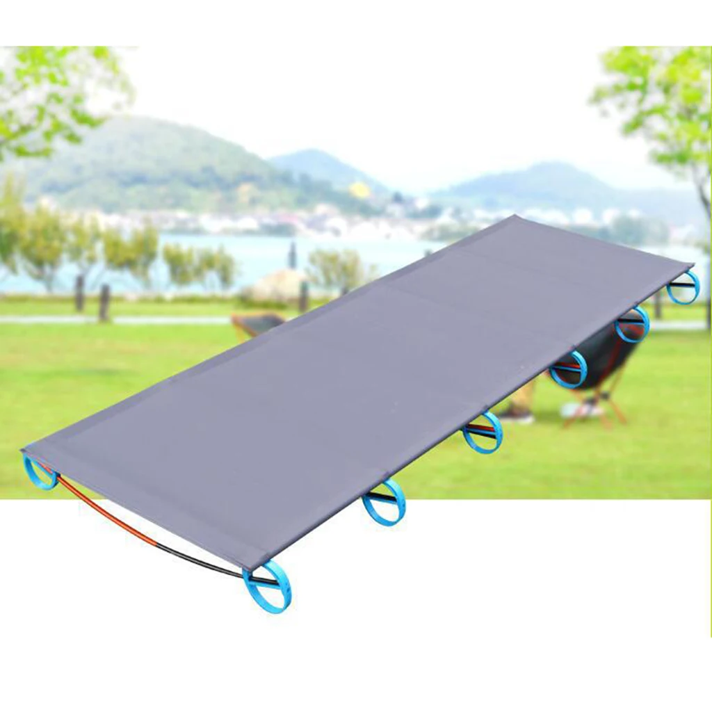 Cheap  72.8inch Camping Folding Carrying Bag Portable Camping Bed Ultralight Sleeping Beach Bed for Outdoo