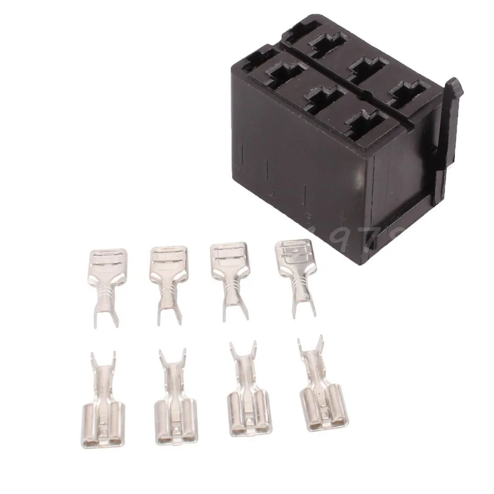 8x Female Spade Terminals 1 Rocker Switch Plug Socket Carling ARB Narva