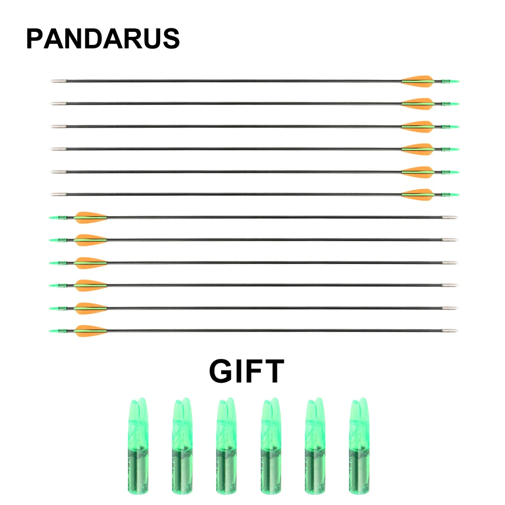PANDARUS 6/12/24 шт Дартс 30 дюймов Стекловолоконные стрелки диаметром 6 мм с