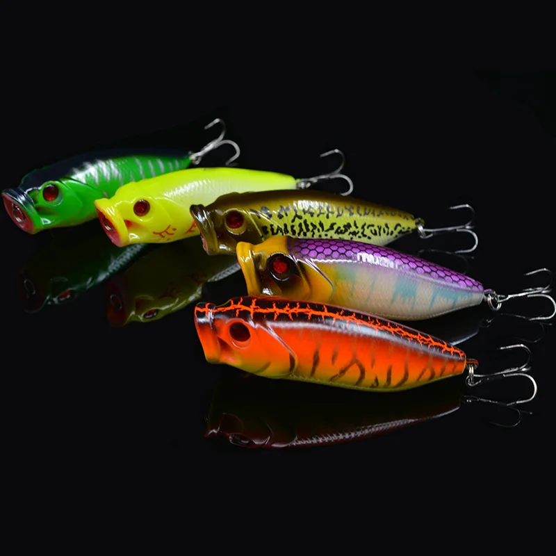 

2017 New Popper Fishing Lure Floating topwater Fishing Wobblers 80mm/14g Hard baits Crankbait pesca carp Fishing Tackle ZB9013