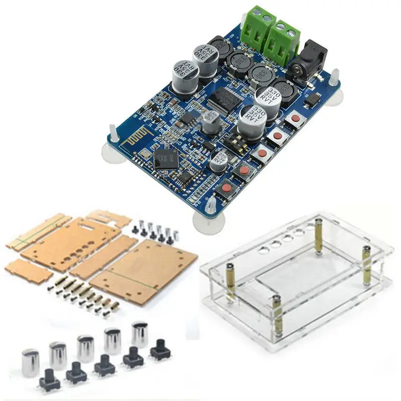 TDA7492P Amplifier Board 2X50W Bluetooth 4.0 Audio Receiver Amplifier Module + Case