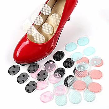 

EYKOSI New 6Pcs Silicone Gel Lace Shoe Insoles Inserts Pad Cushion Heel Grips Liner Protect Shoes Accessories Care Tool
