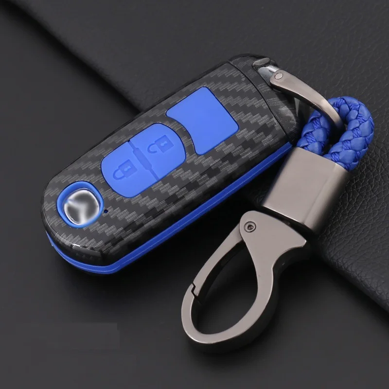 Remote Smart Car Key Case For Mazda 2 3 5 6 8 Atenza CX5 CX7 CX9 MX-5 M2 M3 M5 M6 GT RX 3 2 Buttons Key Shell Key Holder Cover