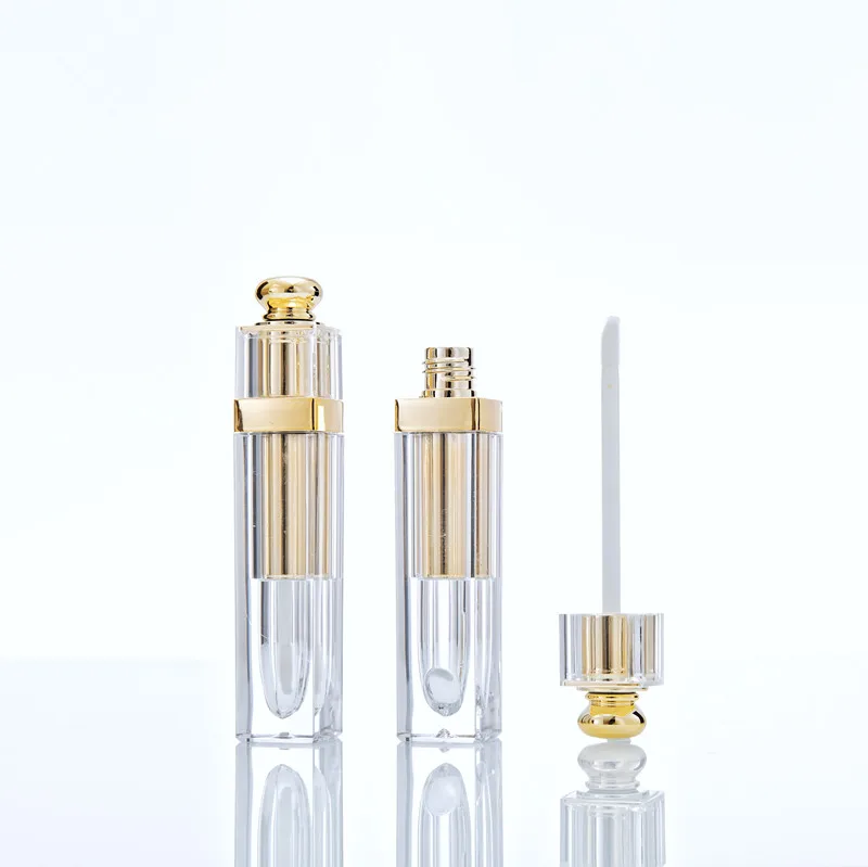 

New 6ml Pretty Empty lip gloss tube lip balm bottle container Beauty Tool Mini Refillable Bottle Lipgloss Sample Women Girl Gift