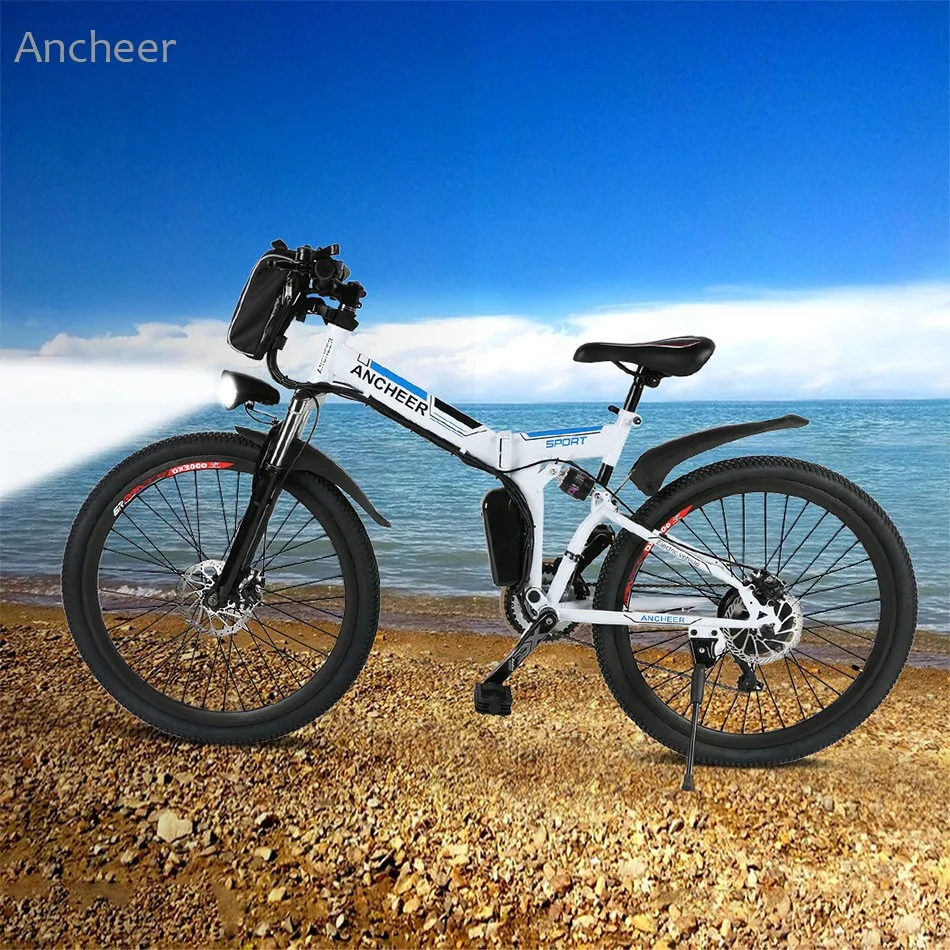 ANCHEER новый электрический велосипед 26 ''горный 36В складной Электрический
