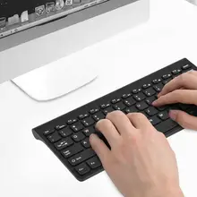 Стильный Ультратонкий USB Проводная клавиатура оптическая мышь набор мышей комбо для ПК ноутбука