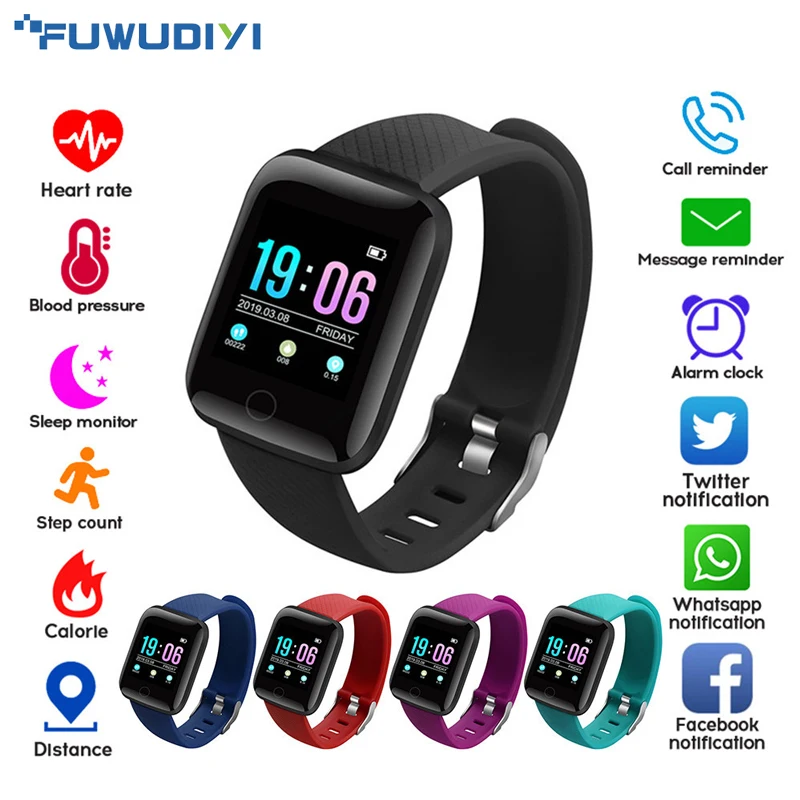 

FUWUDIYI A6S Android Smart Watch Men Blood Pressure Alarm Clock Heart Rate Monitor IOS Smart Watches Men Fitness Tracker Watch