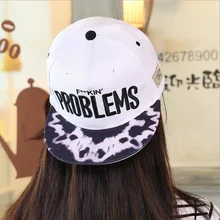 Free shipping Fashion Unisex Mens Womens Snapbacks Hip Hop Hip-hop Hats Letter Embroidery Flat Brim Baseball Caps