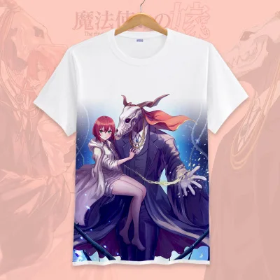 Новая футболка для косплея аниме Mahoutsukai no Yome Hatori Chise хлопковые топы с короткими