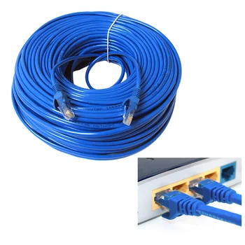 

Vonets 30M Rj45 Cat5 Ethernet Lan Network Cable Connector For Pc Internet For Computer Modem Router Accessories Gadgets