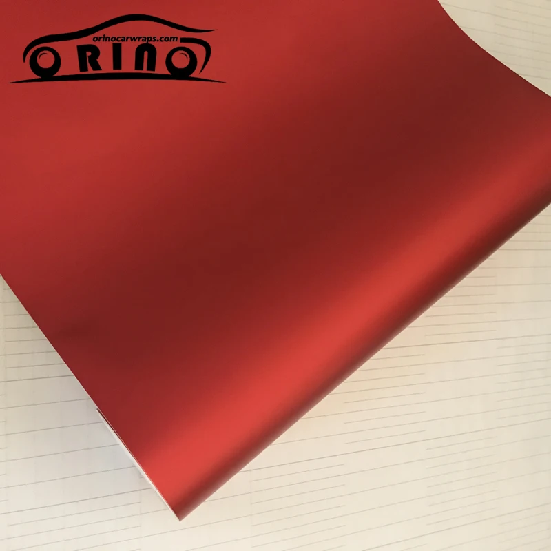 Red Metallic Chrome Vinyl Wrap Film-2