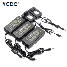 TSLEEN AC DC Adapter 100V-240V to 5V Power Supply Transformer Charger 3A 5A 6A 8A Driver for LED Lights Strip EU UK AU US Plug eu us plug 100 240v dc 15v 5a home wall power supply ac charger adapter cable for nintendo wii game console host