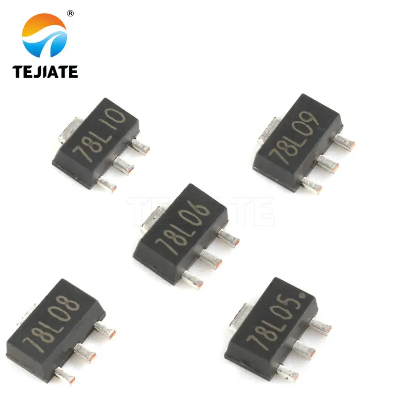 

20PCS SOT-89 78L05 78L06 78L08 78L09 78L10 78L12 78L15 Linear Voltage Regulator Chip