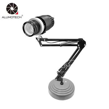 

ALUMOTECH Portable 30W Daylight Spot Lighting+Z Style Support Stand+Filter For Table Photography Mini Studio Equipment Accessori
