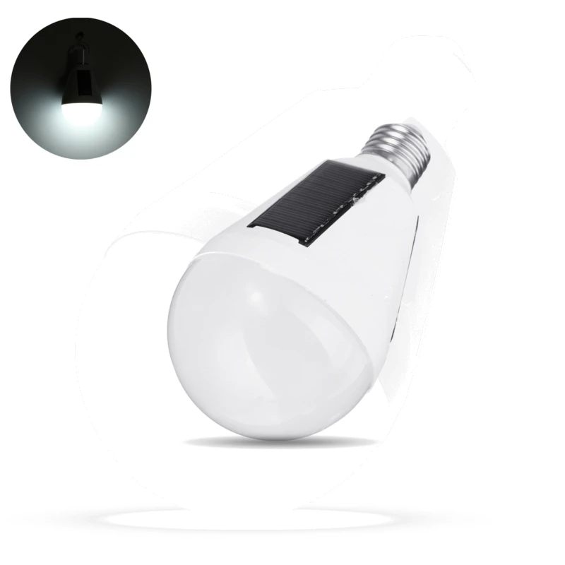 

12W Emergency Solar LED Lamp Bulb E27 Portable Solar LED Light Outdoor Garden IP65 Waterproof LED Light Bulb 220V/110V