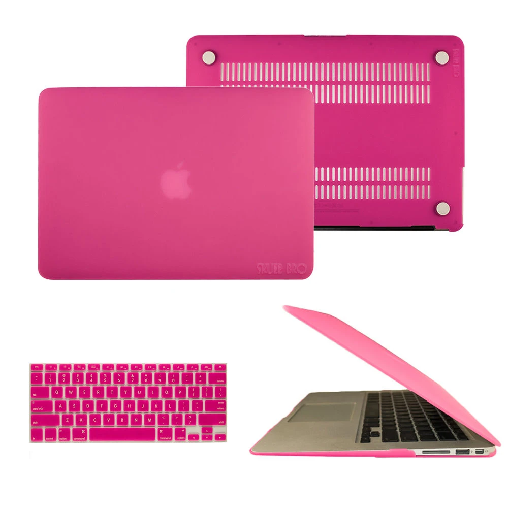 SKULL BRO Rubberized Laptop Case Cover Shell & Keyboard Skin for