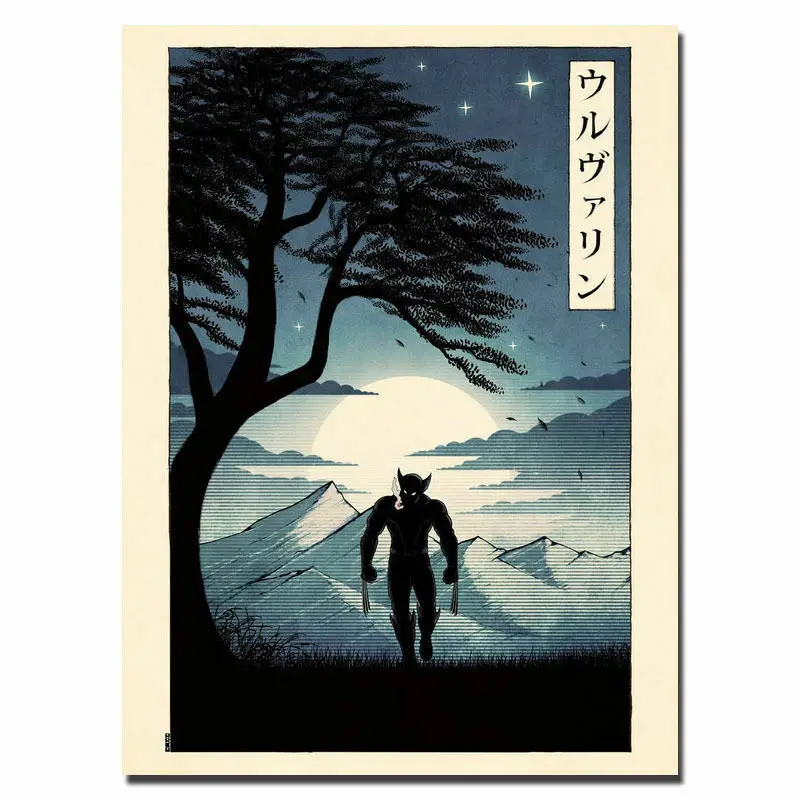 

Q2012 Posters and Prints Hot LOGAN The Wolverine 3 Superhero New Movie Art Poster Canvas Painting Home Decor